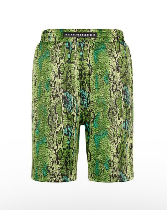 Green Python Shorts
