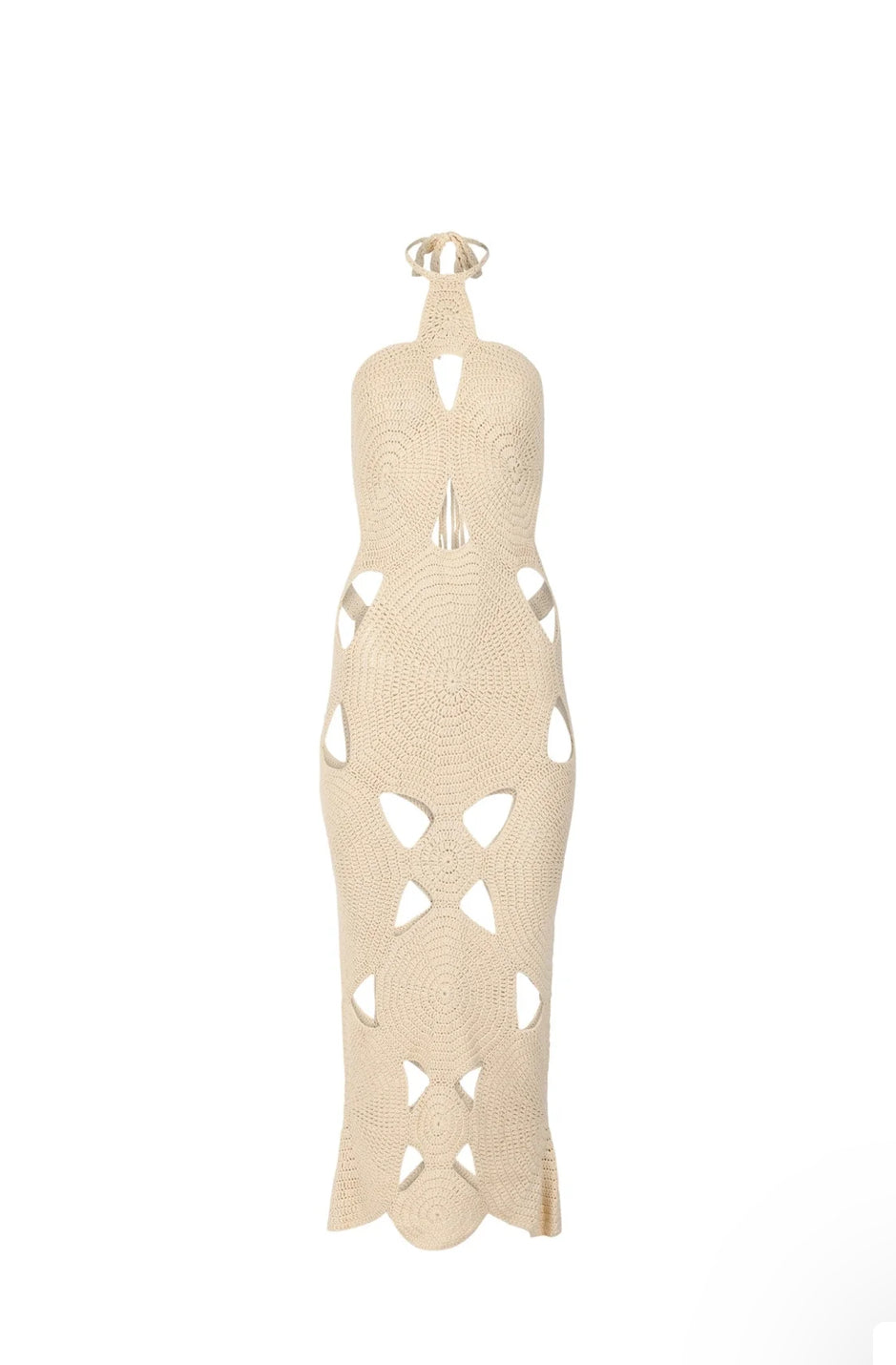 Isla Crochet Dress - Cream