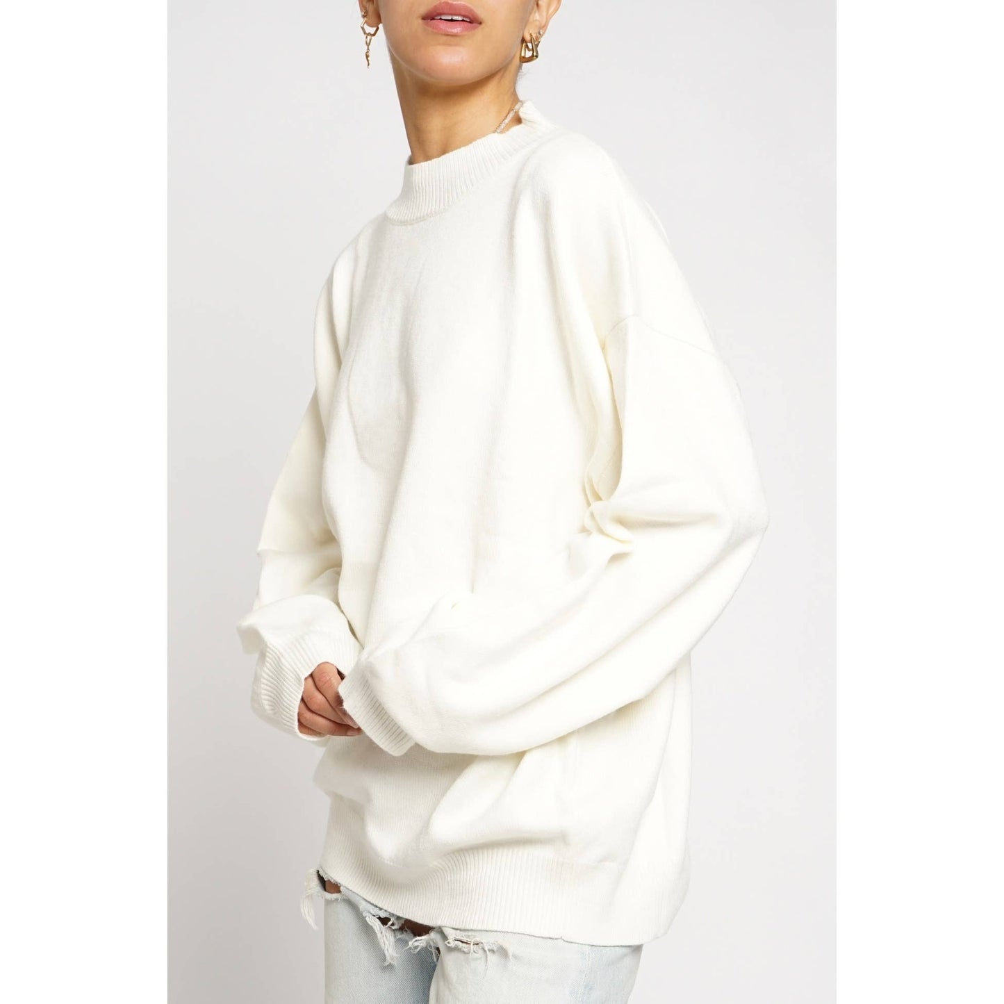 Oversized Ribbed Sweater