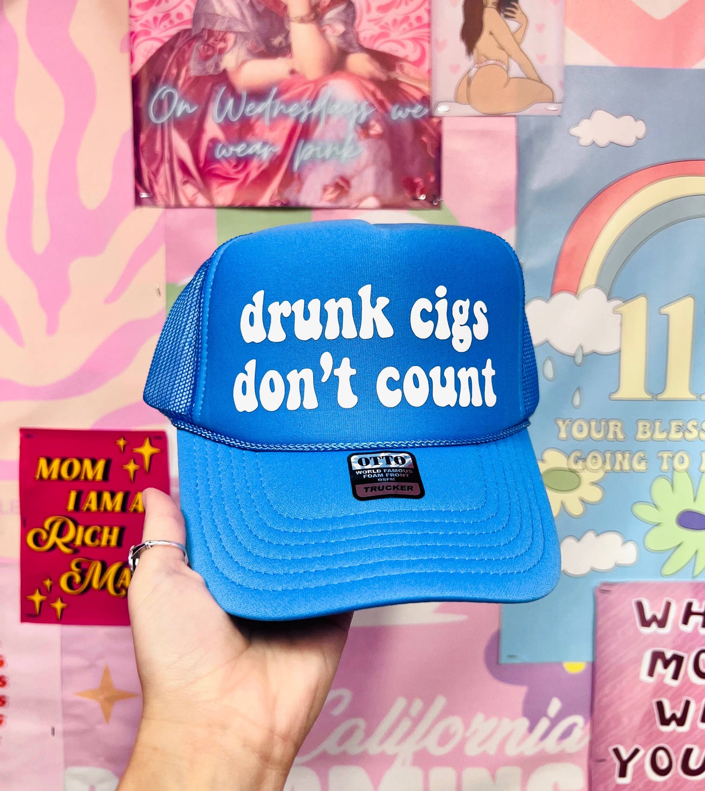 Drunk Cigs Don't Count - Trucker Hat