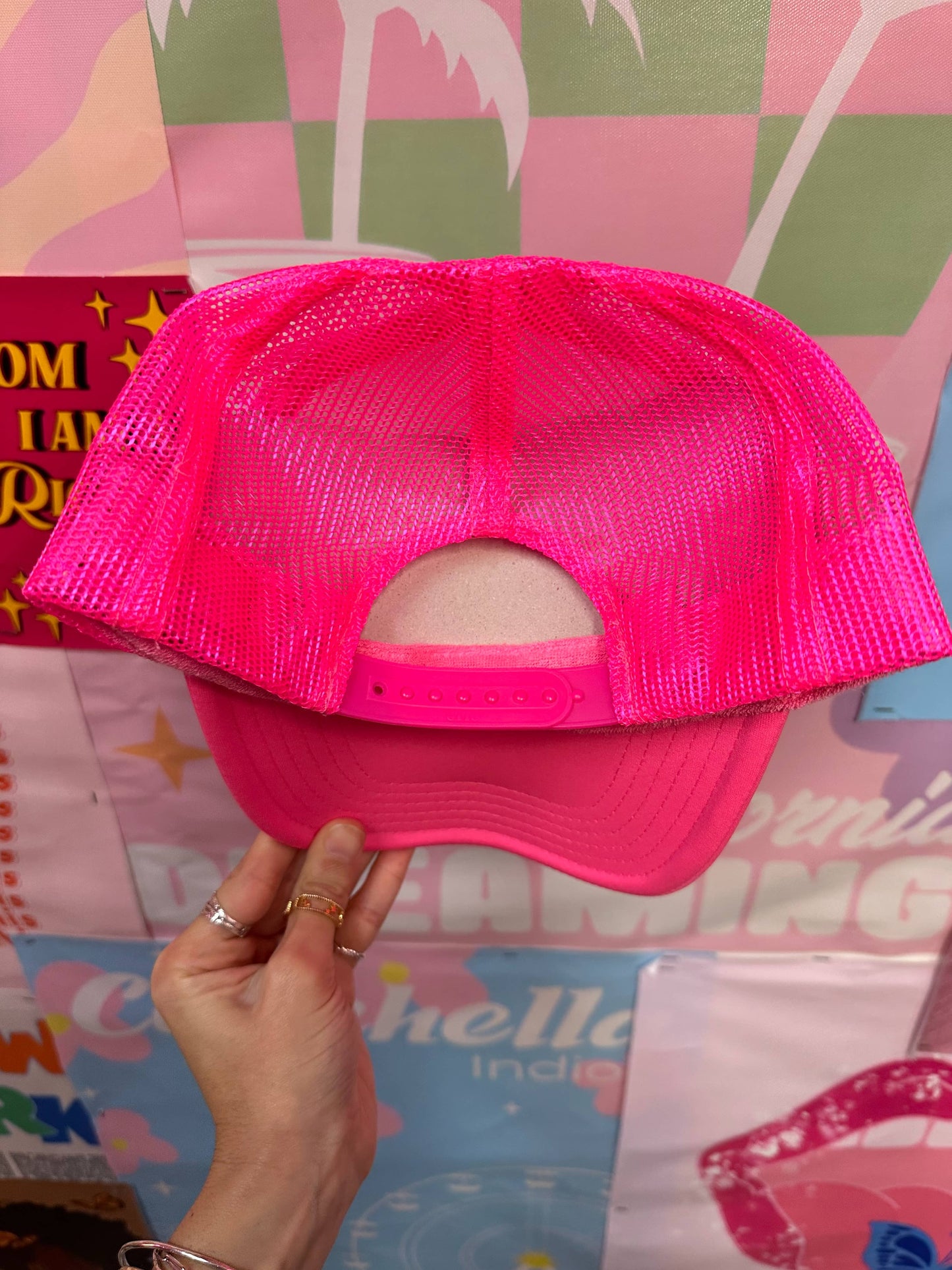 Hangover Hat-Hot Pink(Embroidery)