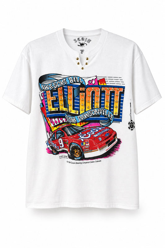 NASCAR Awesome Studded White T