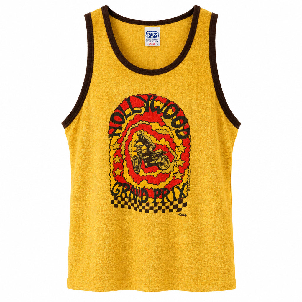 Mustard Hollywood Terry Tank - L