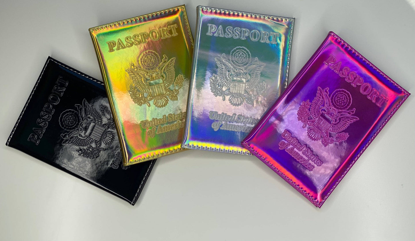 Holographic Passport Covers