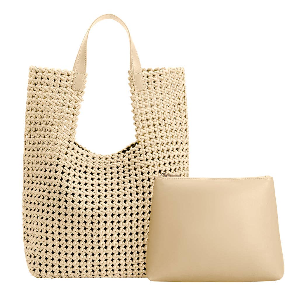 Rihanna Cream Extra Large Yellow Tote Bag