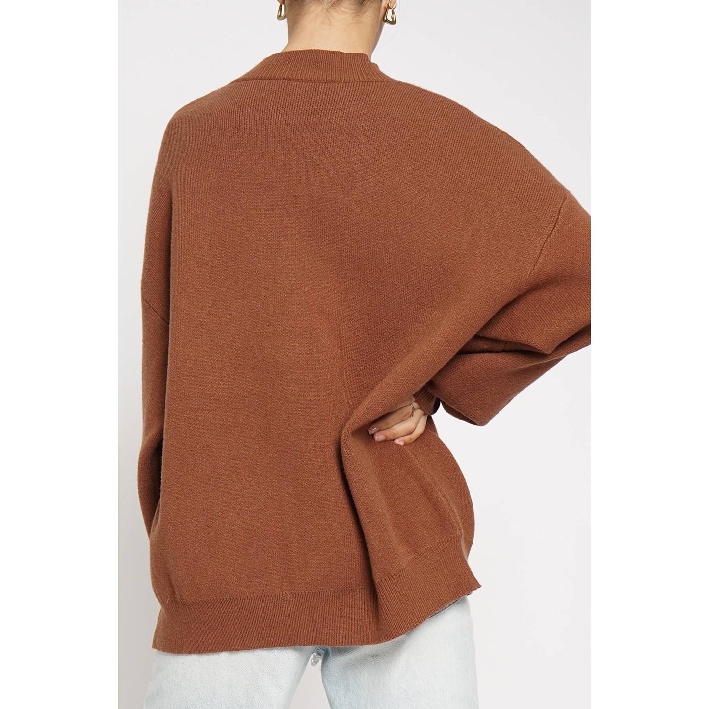 Oversized Ribbed Sweater