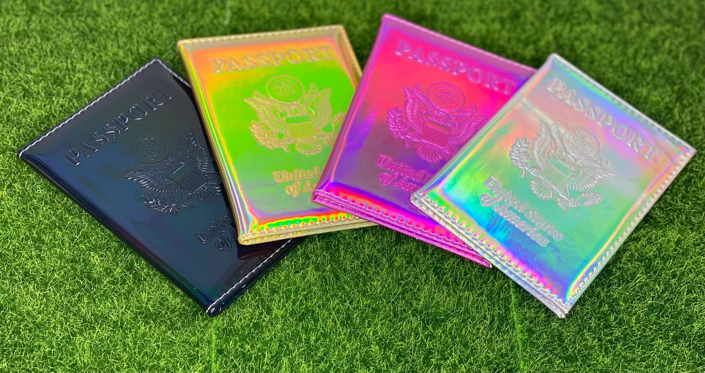 Holographic Passport Covers