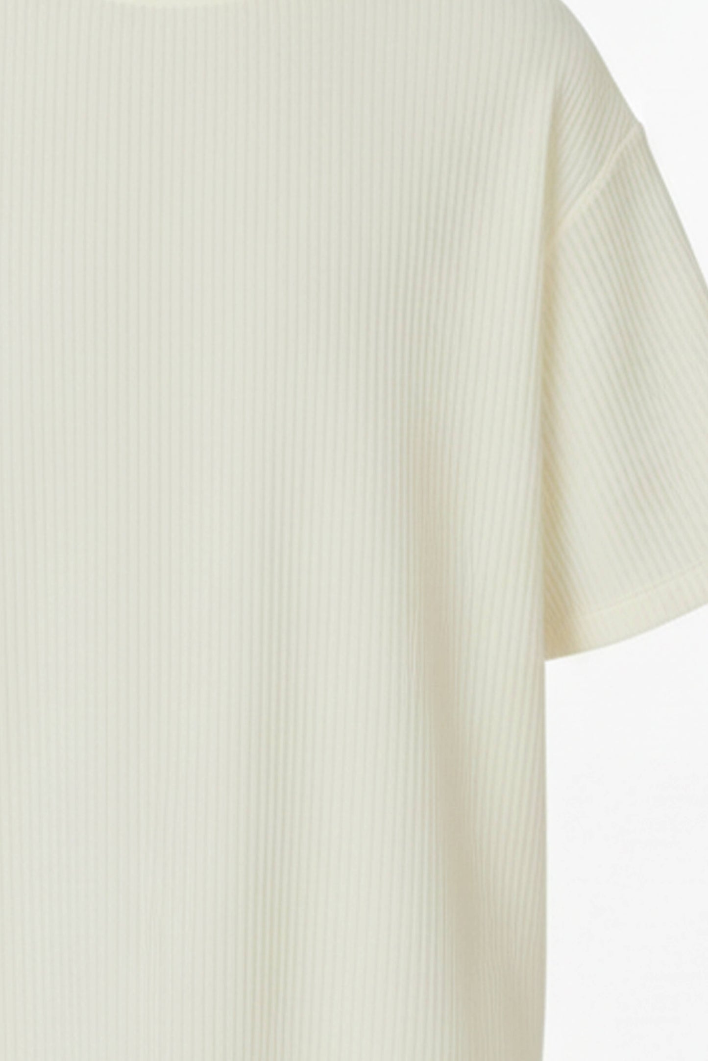 Men's Short Sleeve Textured T-Shirt (Ivory)
