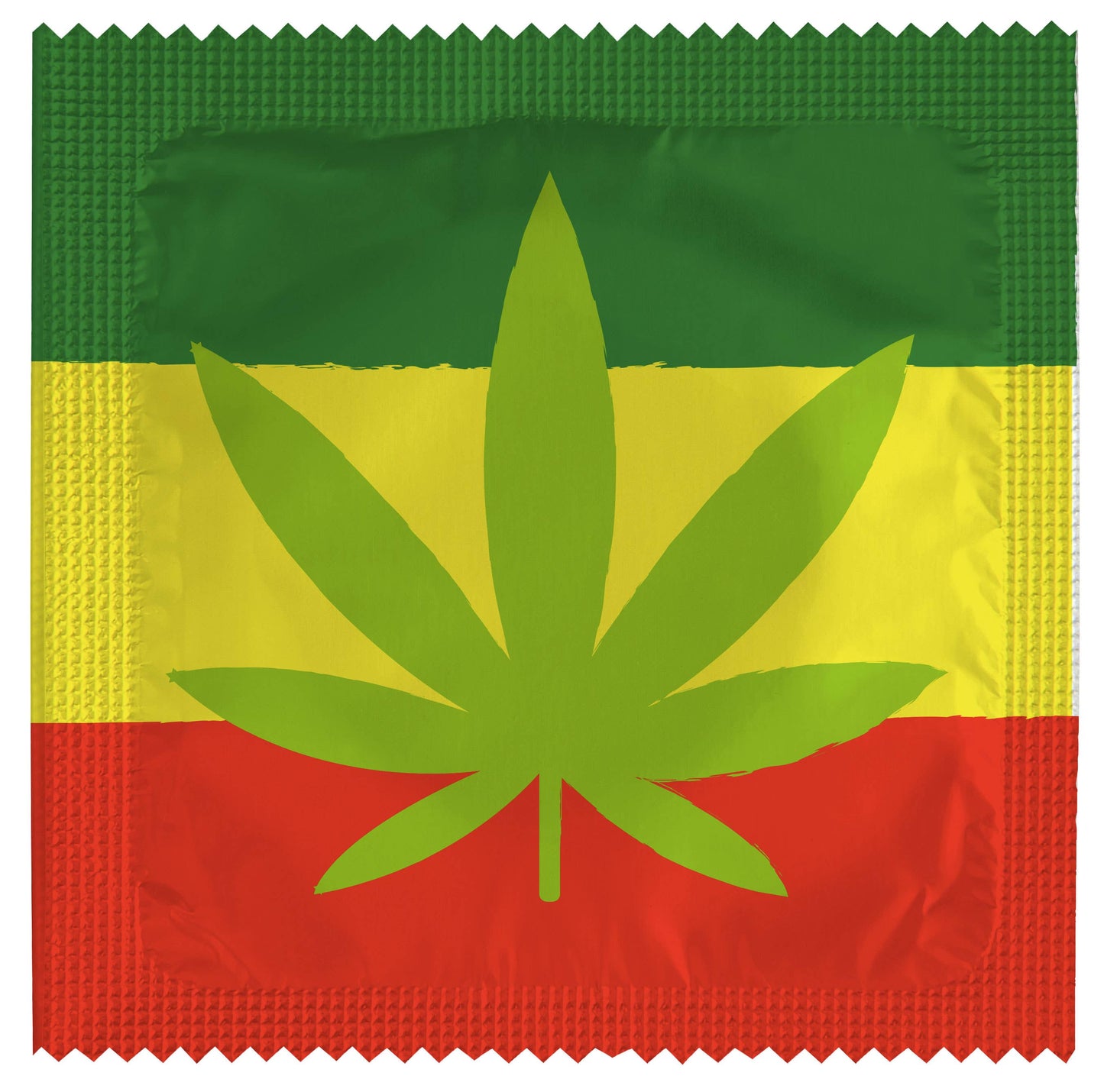 Cannabis Leaf Rasta Condom