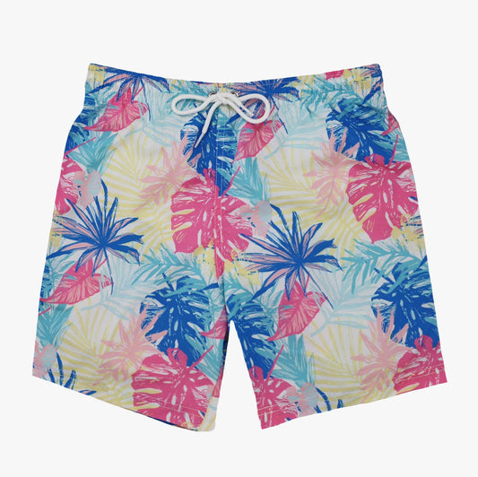 Leaves Swim Short: Multi-Colored / L (32-33)