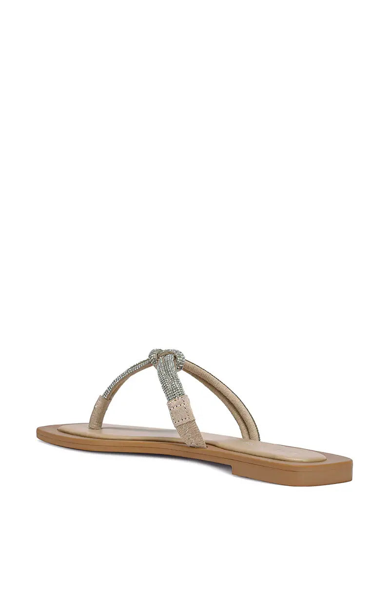 IVELLA-SILVER FLAT SANDAL