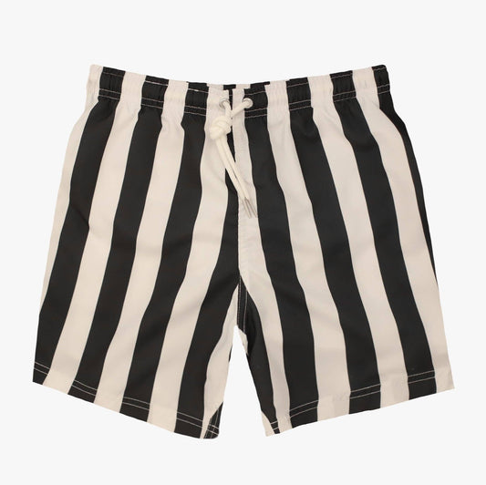 Black Stripes Swim Short