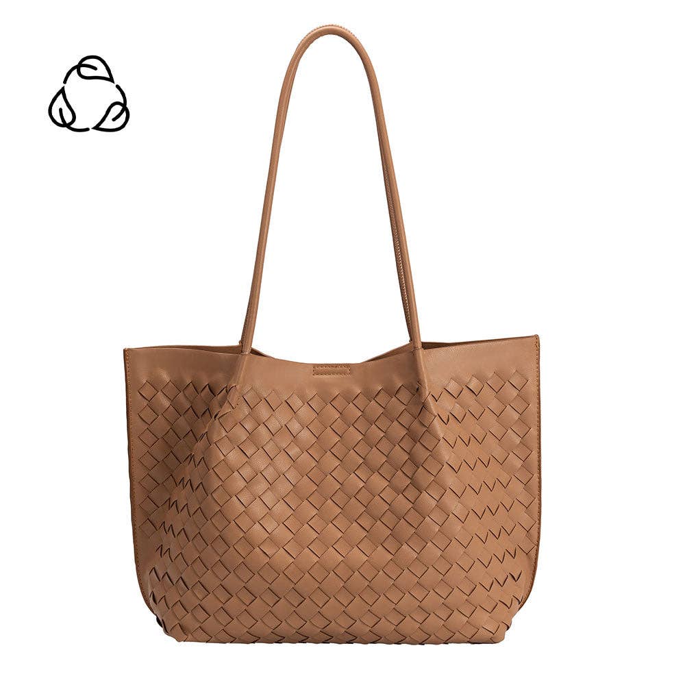 Victoria Tan Recycled Vegan Tote Bag