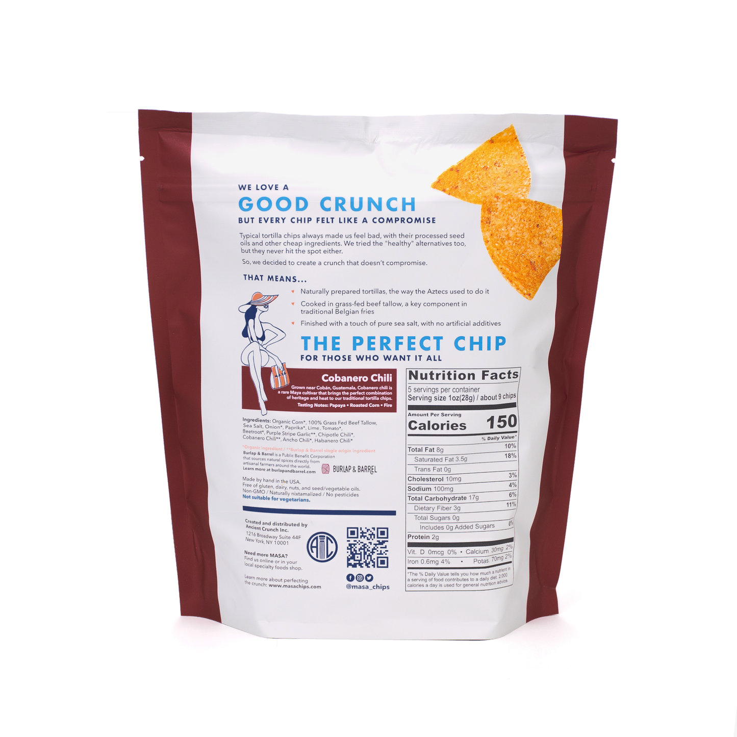MASA Tortilla Chips - 5oz Bag