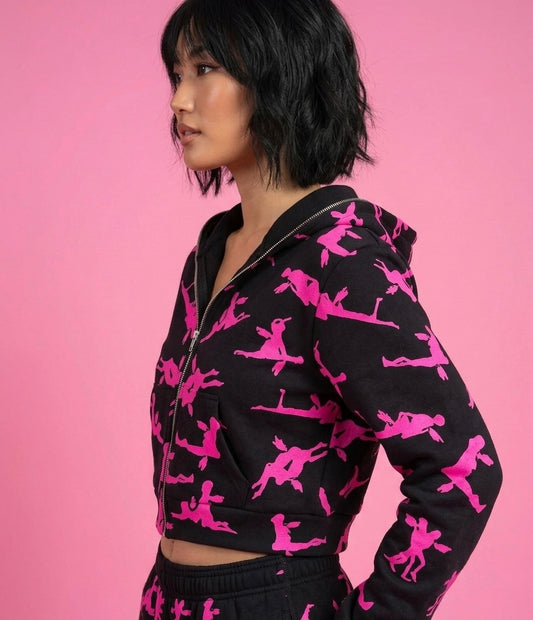 Black Red Hoodie