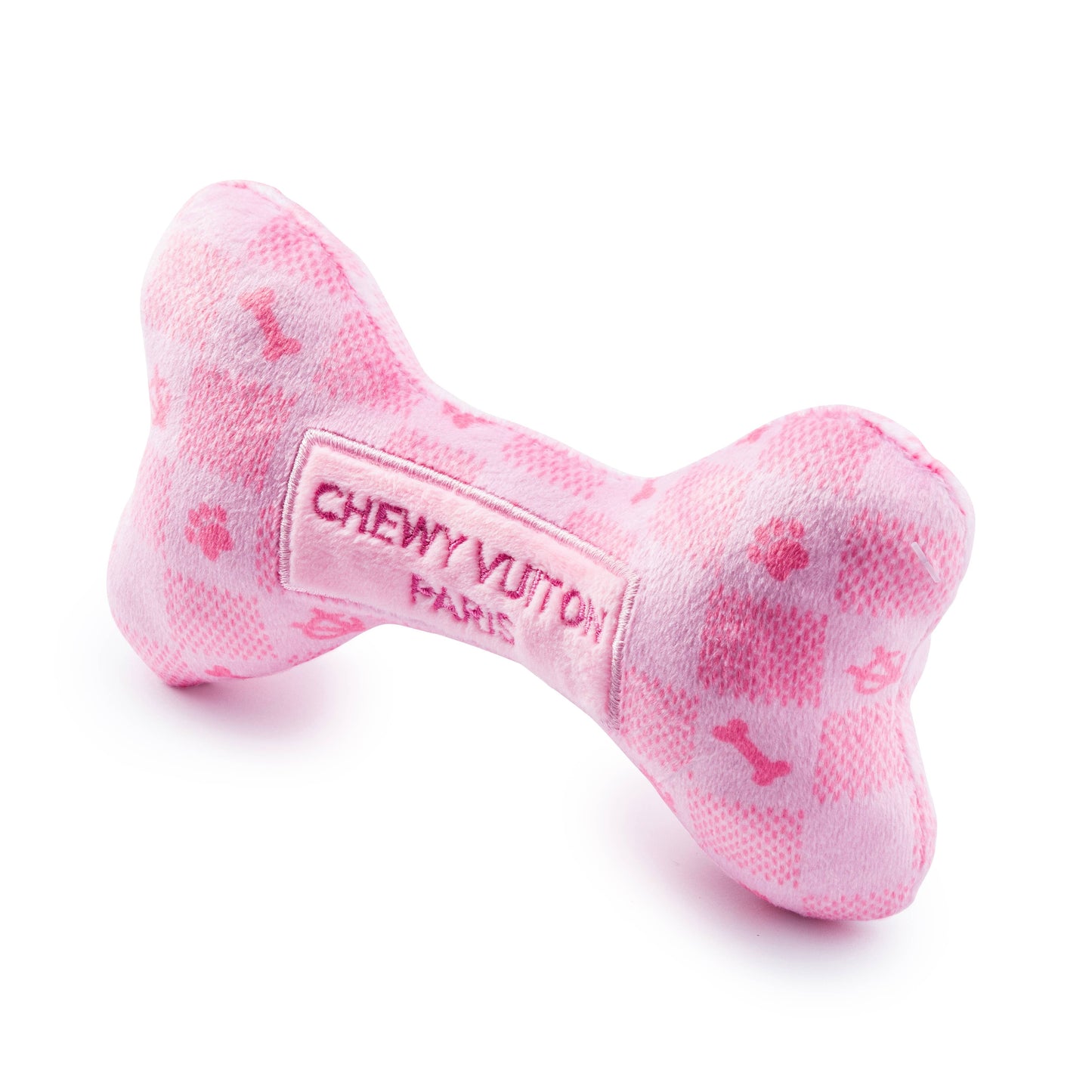 Pink Checker Chewy Vuiton Bone by Haute Diggity Dog