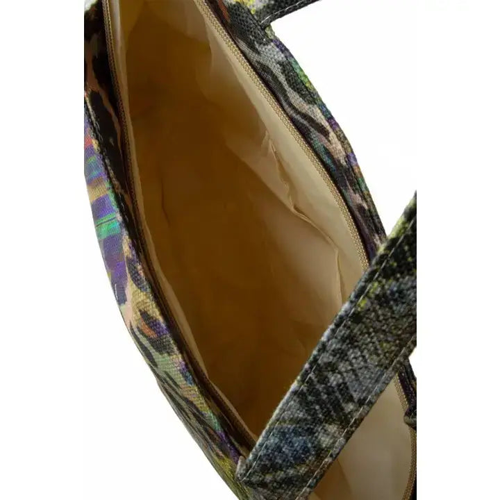 Mixed Leopard Animal Print Tote Bag: Multi