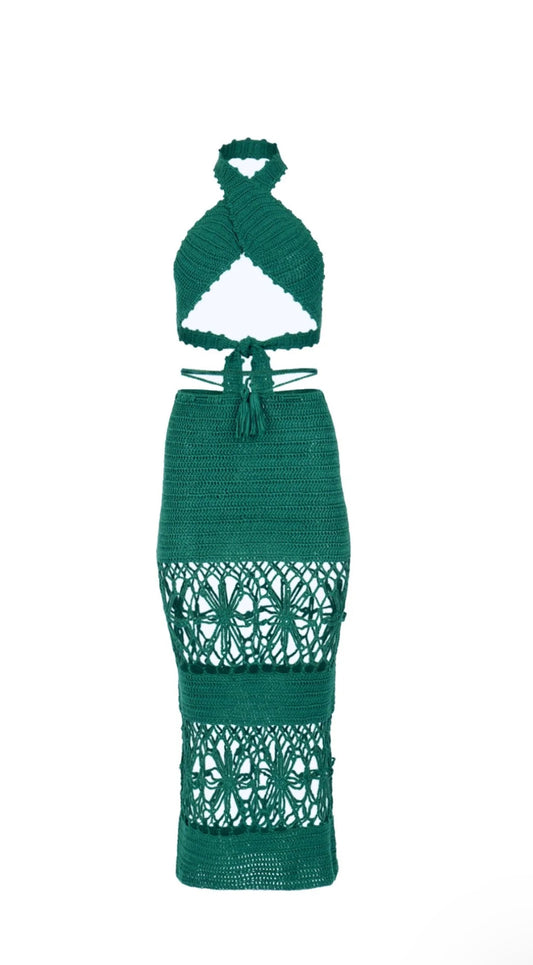 Amaya Crochet Set - Emerald