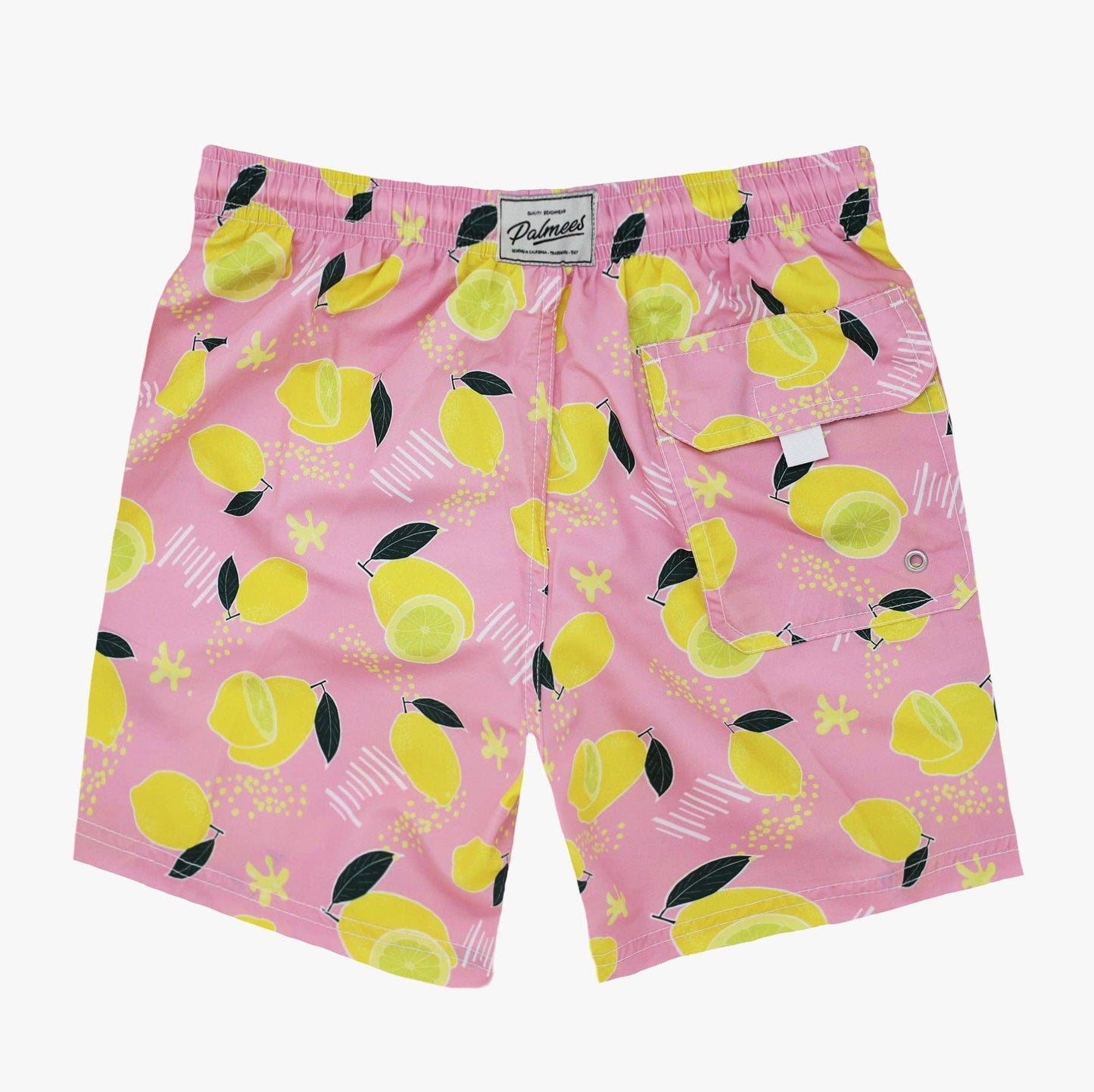 Lime Swim Short: Pink / M (30-31)