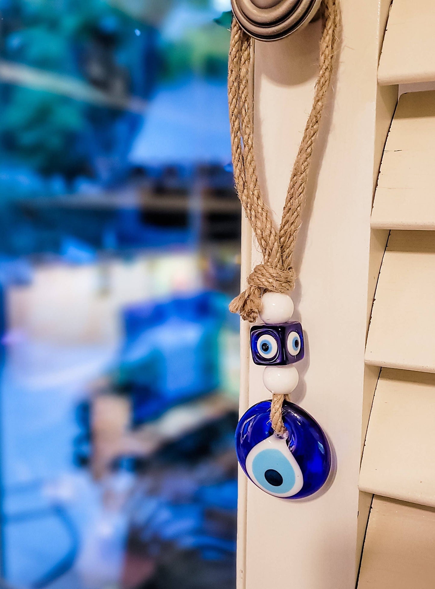 Evil Eye Small Hanging Charm for Home, Car or Party Favor