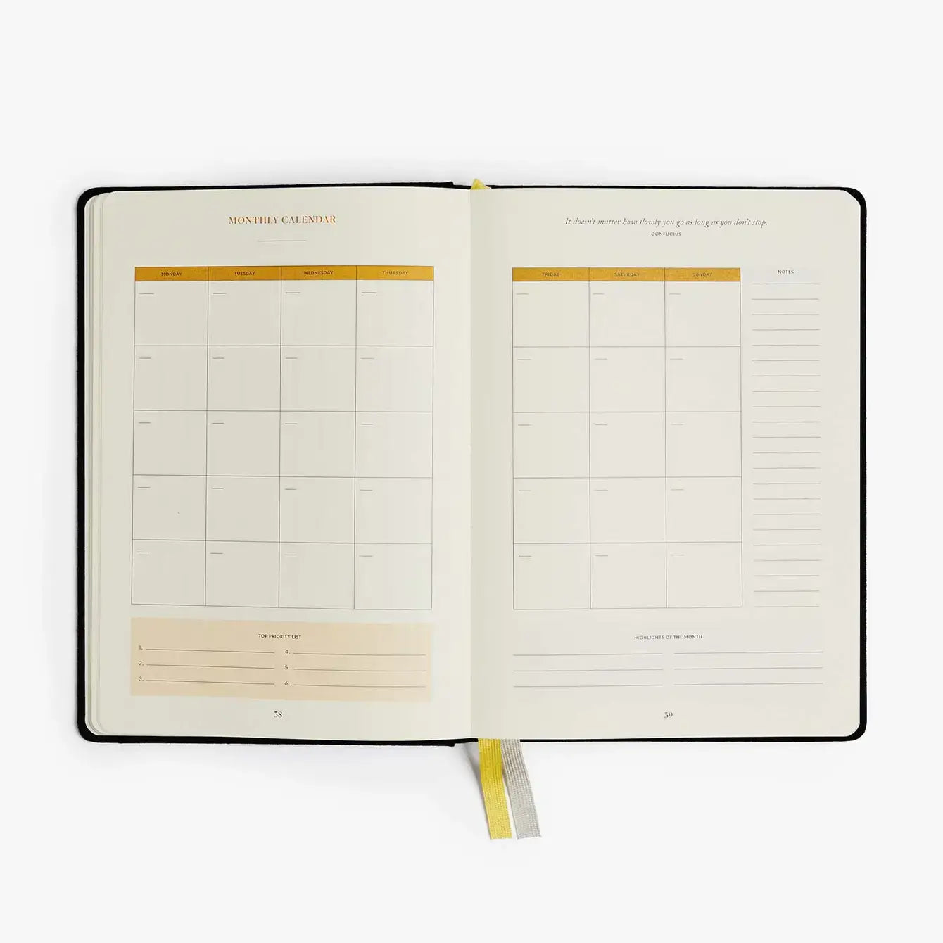 Productivity Planner Black