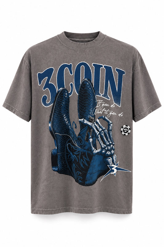 Cowboy Boots TShirt - Grey