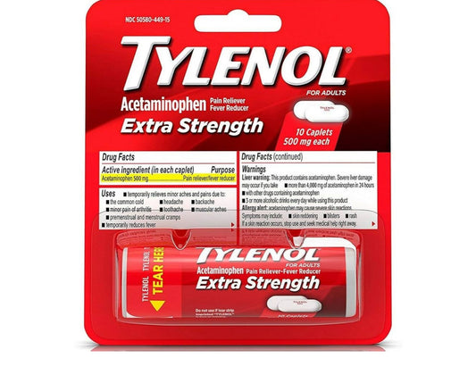 Tylenol - 10 caplets