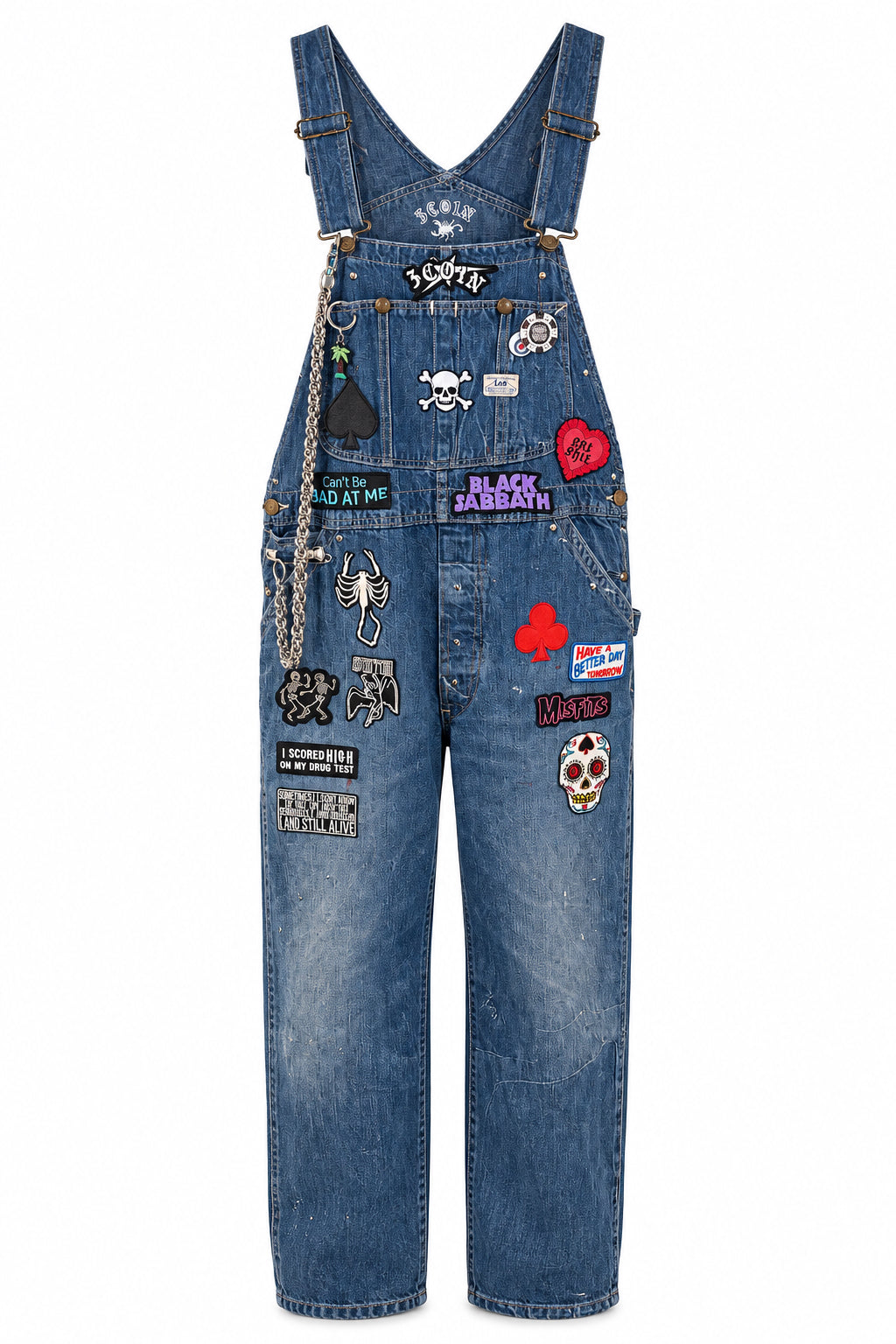 Denim Overalls - Black Sabbath