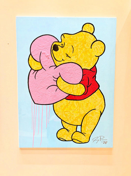 Pooh with Heart Hug