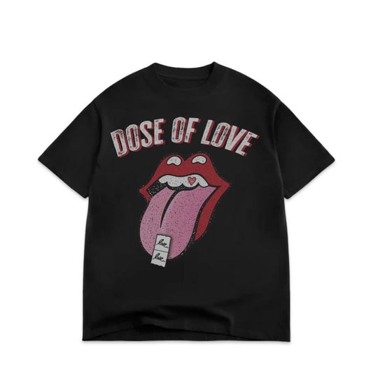 Dose of Love Tee in Black