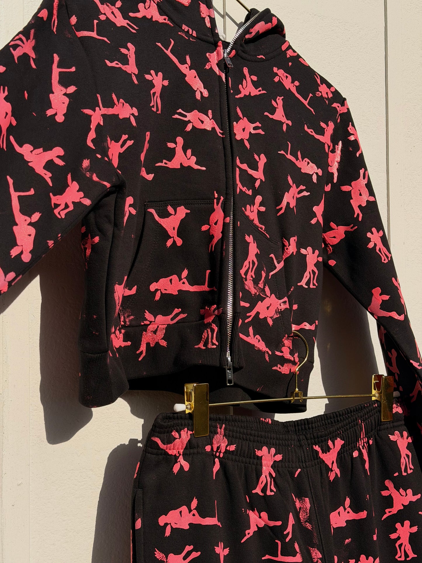 Black Red Hoodie