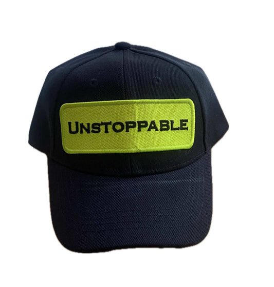 Kids Trucker Hat - Navy Neon Yellow