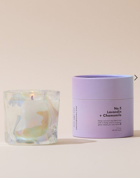 No. 5 Lavandin + Chamomile Candle