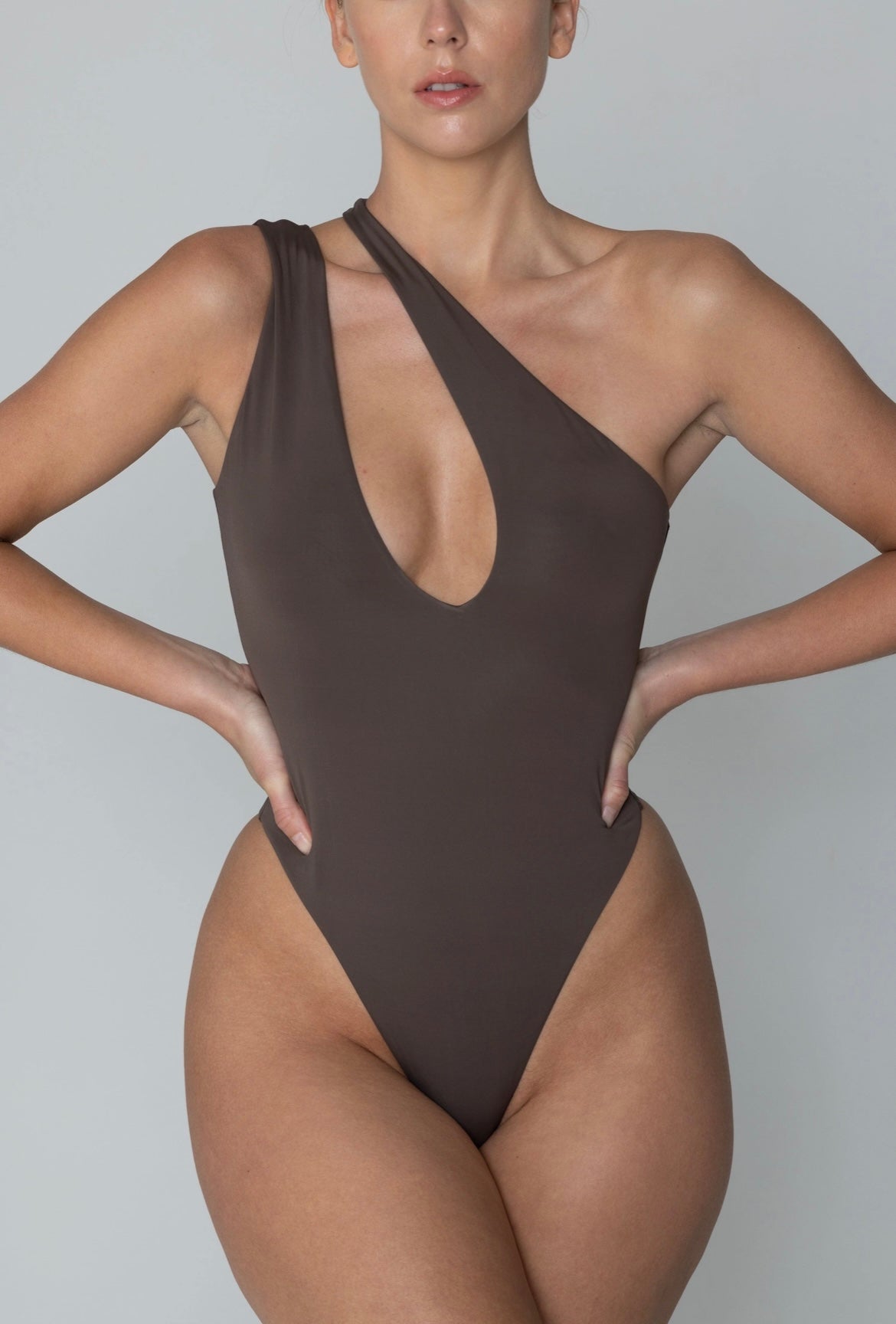 The Maya One Piece - Charcoal Brown