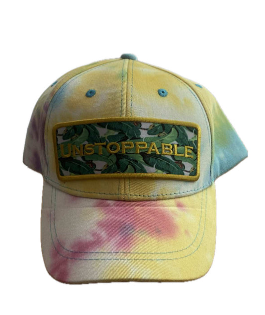 Kids Trucker Hat - Tie Dye Banana Leaf