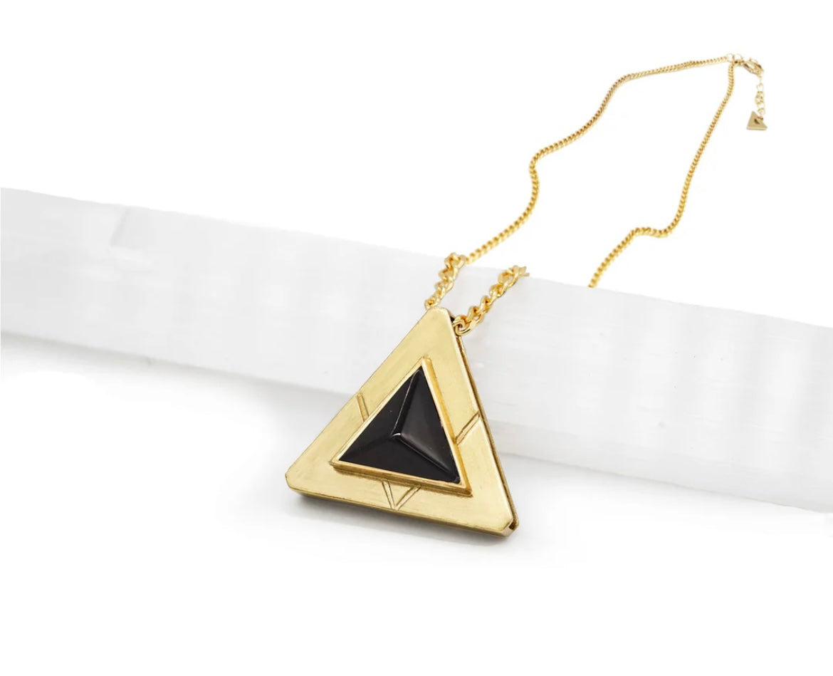 Stellar Necklace Gold- Onyx