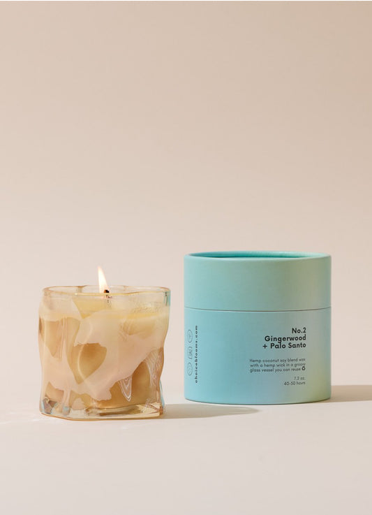 No. 2 Gingerwood + Palo Santo Candle