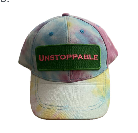 Kids Trucker Hat - Tie Dye Lime Pink