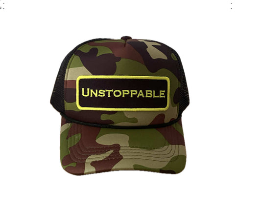 Camouflage Black Trucker Hat