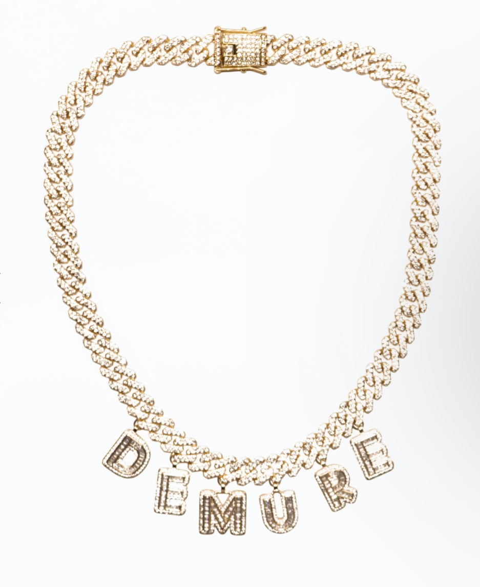 Demure Gold and Bold Necklace