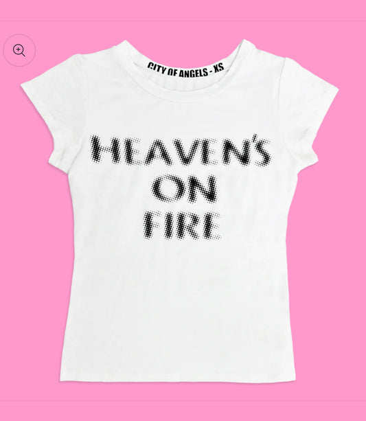Heaven’s On Fire Baby Tee