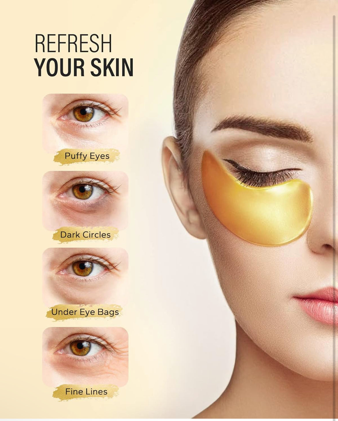 Eye Mask 24k Gold