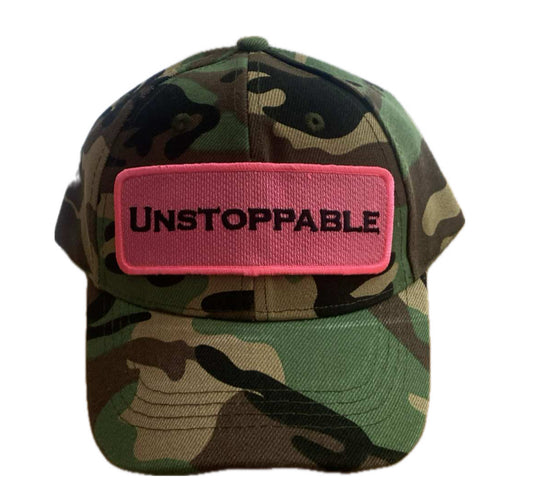 Kids Trucker Hat - Camo Pink