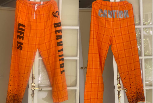 Flannel Pants Orange
