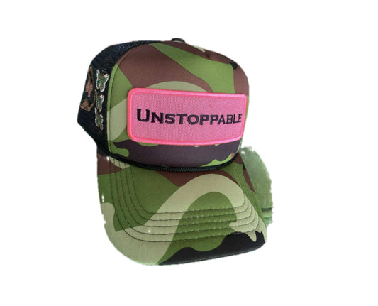 Butterfly Collection Trucker Hat - Camo