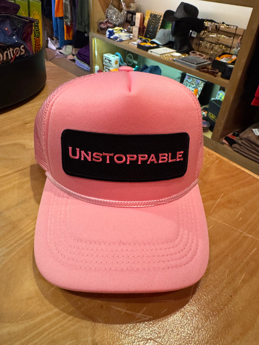 Pink & Black Trucker Hat