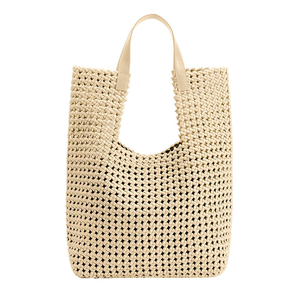 Rihanna Cream Extra Large Yellow Tote Bag