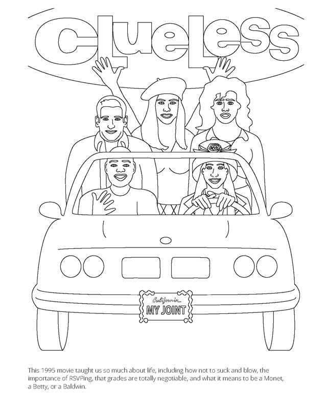 1990s Coloring Book by James Grange: Paperback; 60 pages / English