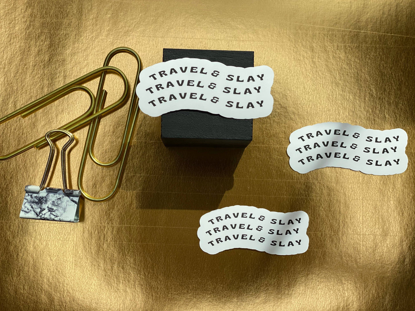 Travel & Slay Matte Vinyl Sticker