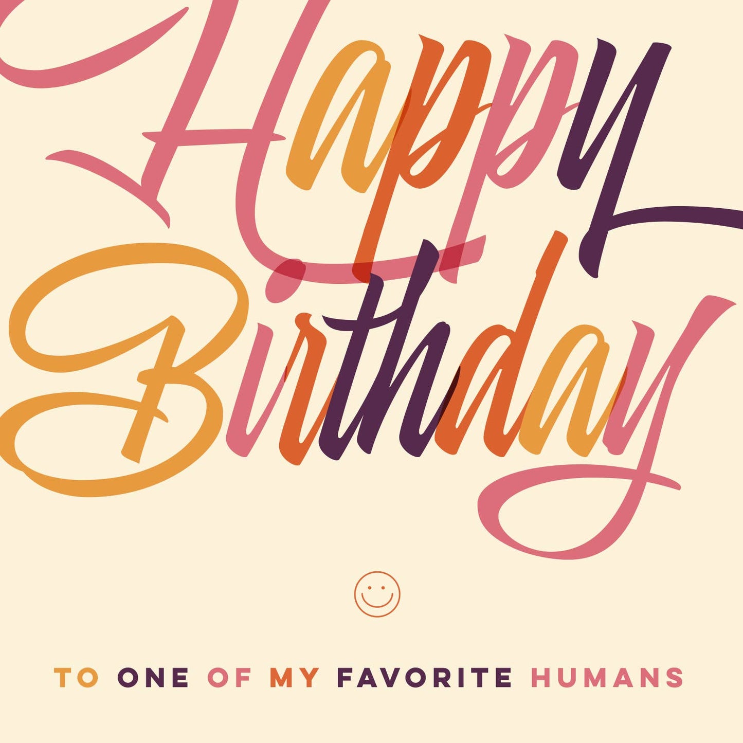 FAVORITE HUMAN card